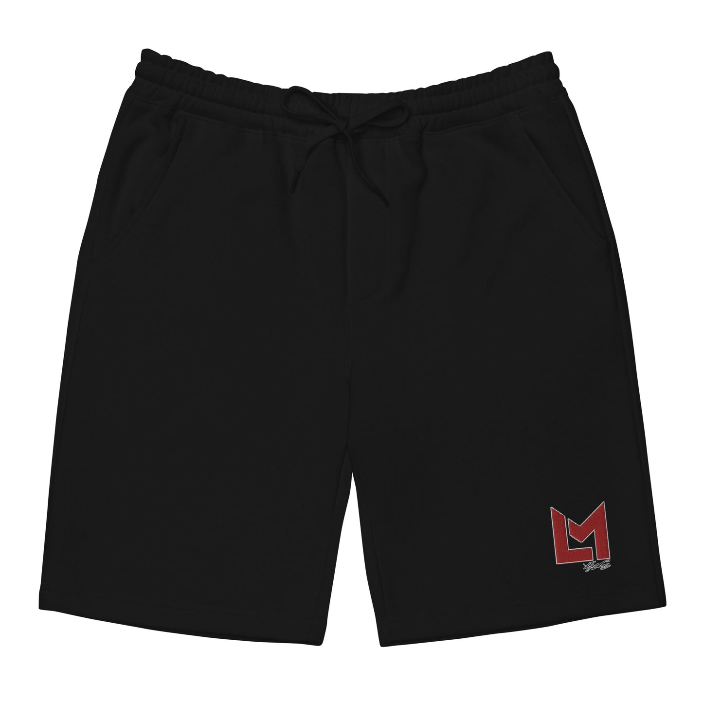 Embroidered Logo Shorts - Black