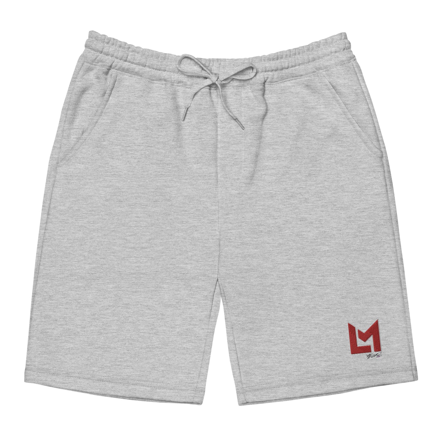 Embroidered Logo Shorts - Gray