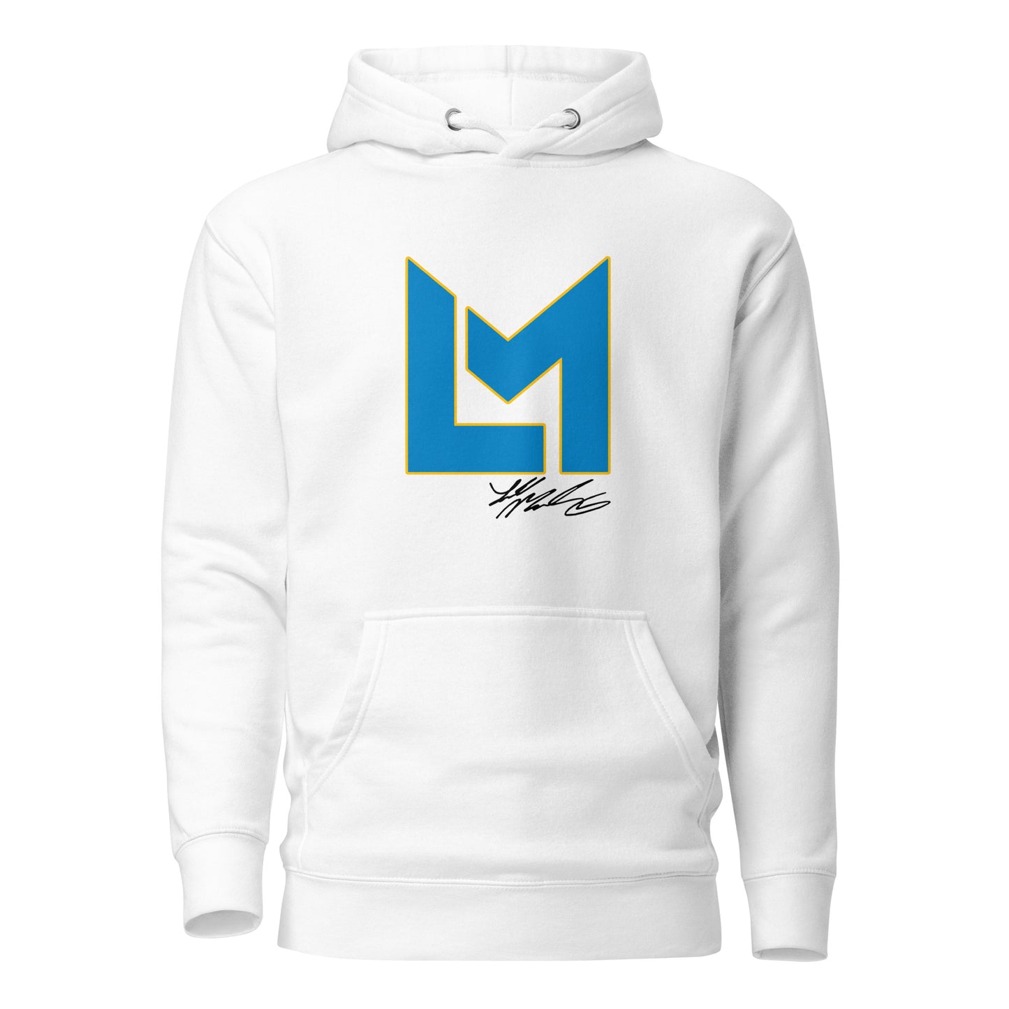 Brand Logo Hoodie - White